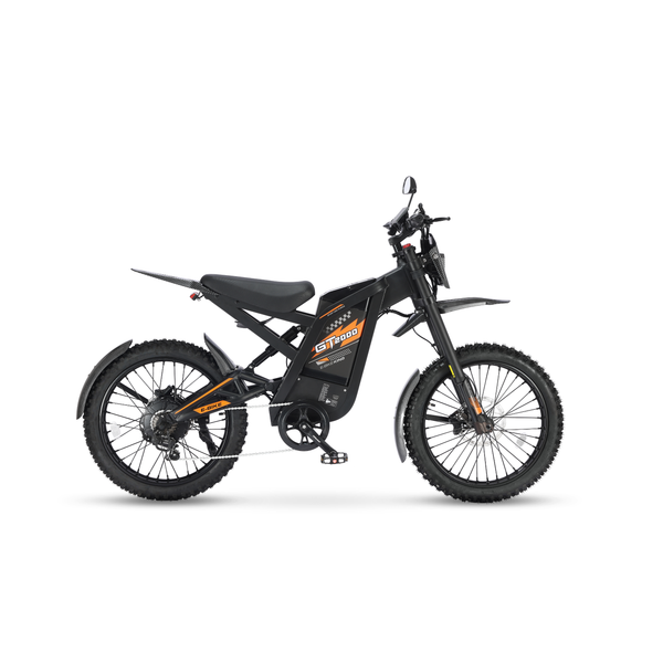 Ouxi GT2000 2.0 fatbike in oranje, zijaanzicht