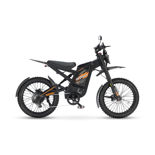 Ouxi GT2000 2.0 fatbike in oranje, zijaanzicht